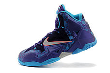 Баскетбольные кроссовки Nike LeBron 11 (XI) Elite Deep Purple, фото 2
