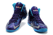 Баскетбольные кроссовки Nike LeBron 11 (XI) Elite Deep Purple, фото 2