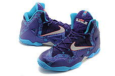 Баскетбольные кроссовки Nike LeBron 11 (XI) Elite Deep Purple, фото 3