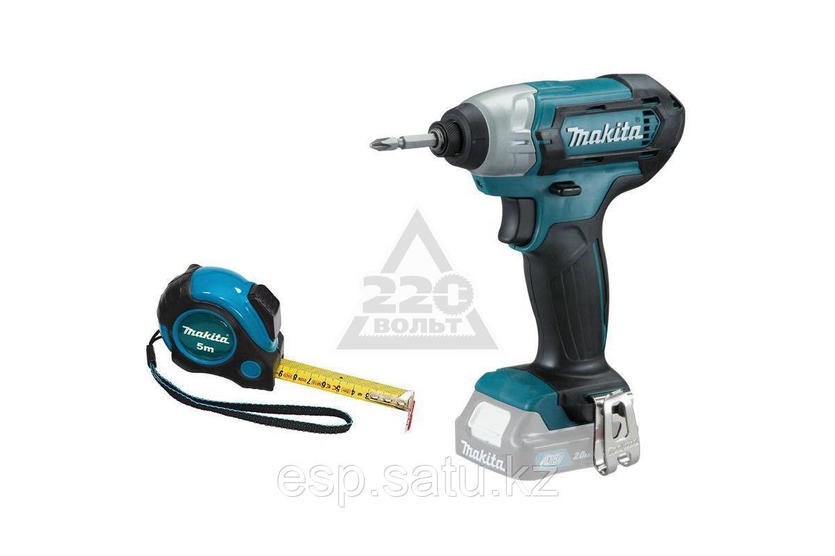 Набор MAKITA Гайковерт аккумуляторный TD110DZ +Рулетка PGC-80520