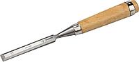 Стамеска-долото "СТ 500" с деревянной ручкой, хромованадиевая, 16мм, ЗУБР