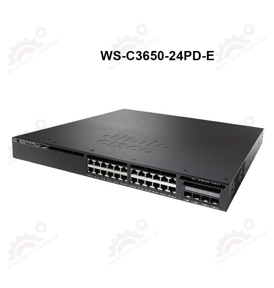 Cisco Catalyst 3650 24 Port PoE 2x10G Uplink IP Base