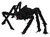 Большой  мохнатый черный паук (декорации для Хэллоуина, 70 см, фото 2