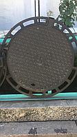 Люк чугунный канализационный типа  тяжелый водоприемный  с номинальной нагрузкой 25 тонн