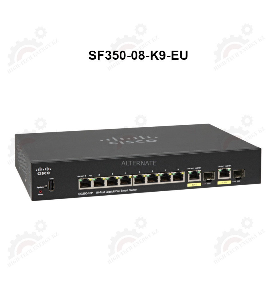 Cisco SG250-08 8-Port Gigabit Smart Switch - фото 1 - id-p67032673