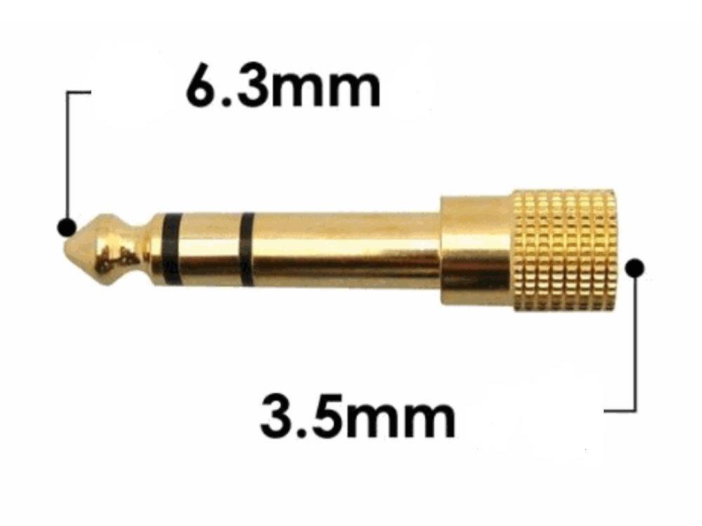 Переходник с MINI-JACK 3.5mm на JACK 6.35mm