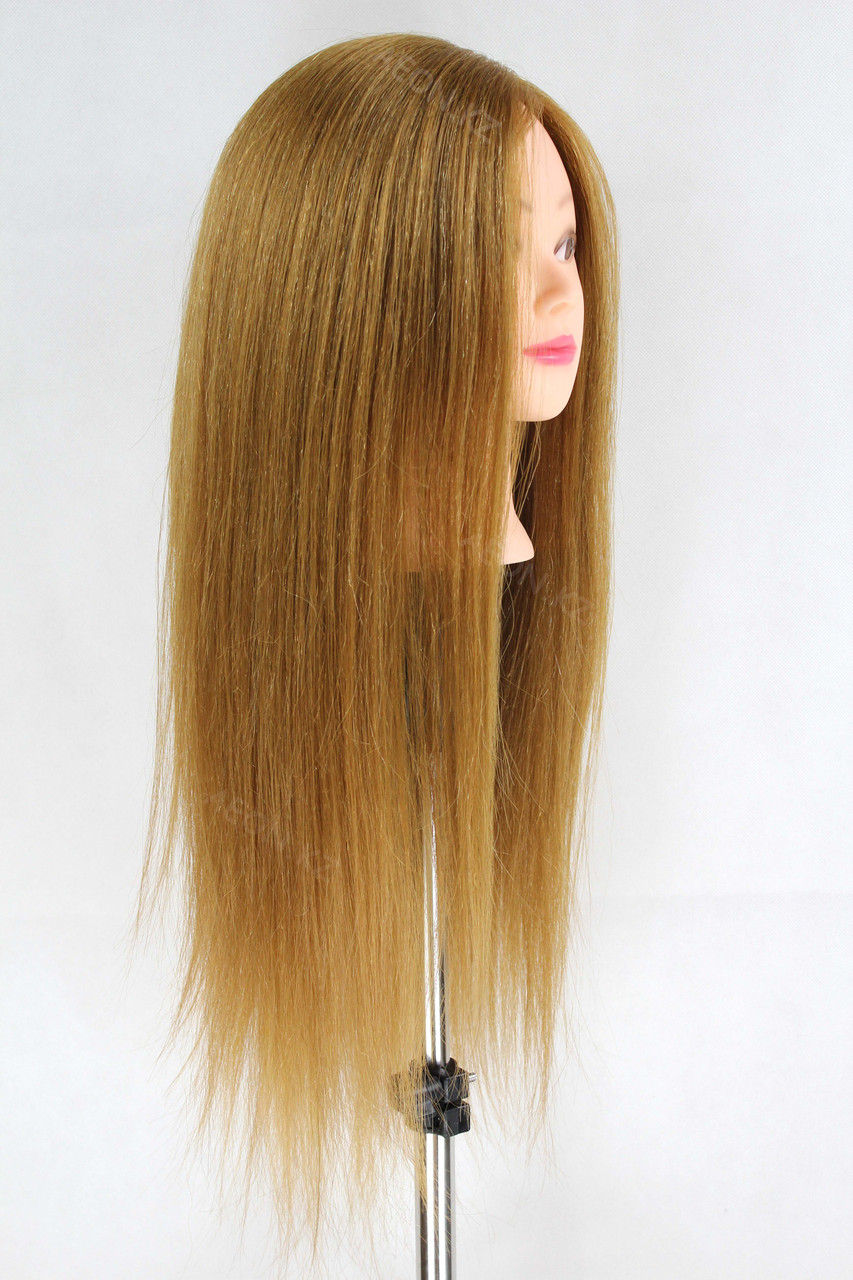Голова-манекен русый волос натуральный 60 см - фото 2 - id-p49410353