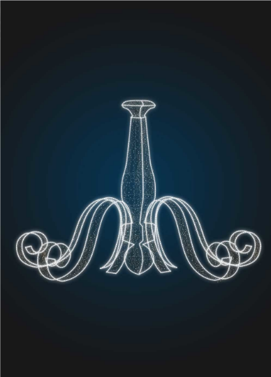 Фонтан светодиодный Ваза - FON 21