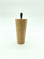 Ножка мебельная, деревянная, конус 12 см