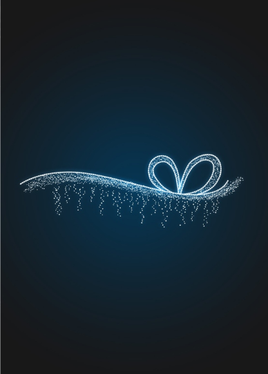 Перетяжка Новогодний бант - SE 52