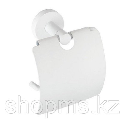 Держатель туалетной бумаги с крышкой 104112014 WHITE Bemeta, фото 2