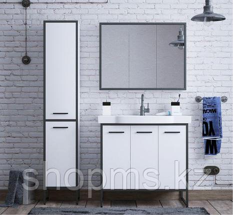 Зеркало Corozo "Айрон 90" черный/белый ***, фото 1