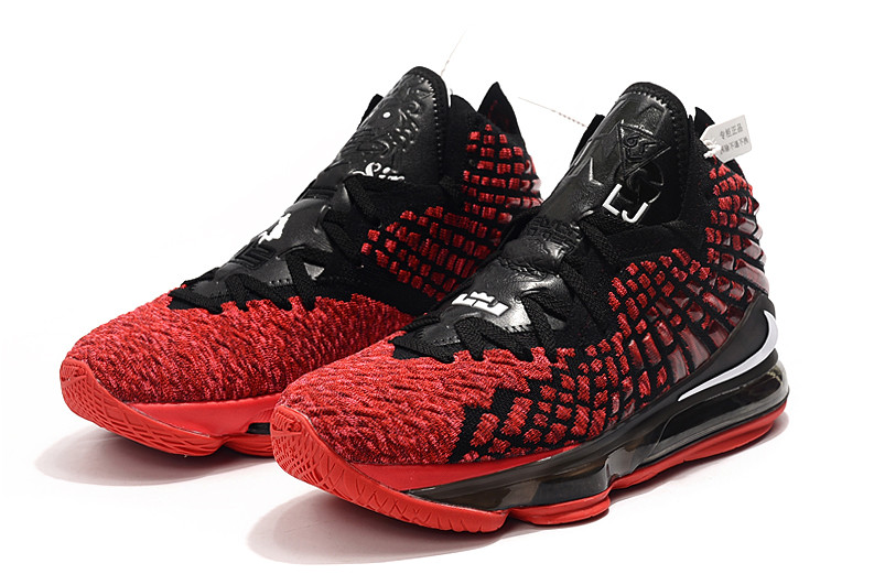 Баскетбольные кроссовки Nike Lebron 17 (XVII ) "Red" sneakers from LeBron James - фото 3 - id-p67371540