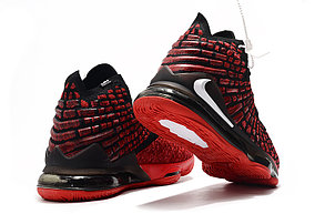 Баскетбольные кроссовки Nike Lebron 17 (XVII ) "Red" sneakers from LeBron James, фото 3