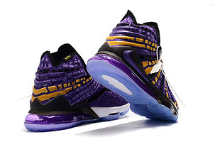 Баскетбольные кроссовки Nike Lebron 17 (XVII ) "LA Lakers" sneakers from LeBron James, фото 2