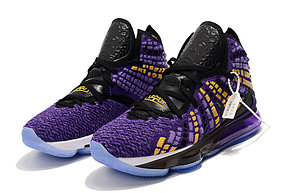 Баскетбольные кроссовки Nike Lebron 17 (XVII ) "LA Lakers" sneakers from LeBron James, фото 2