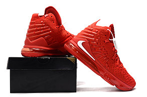 Баскетбольные кроссовки Nike Lebron 17 (XVII ) "Red" sneakers from LeBron James, фото 3