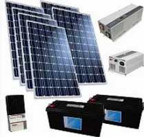 Солнечная электростанция 3.6 кВт/сутки(24В)200АЧ.