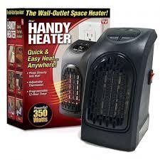 Обогреватель портативный  Handy Heater с пультом и таймером. Тепловентилятор в розетку компактный WONDER WARM