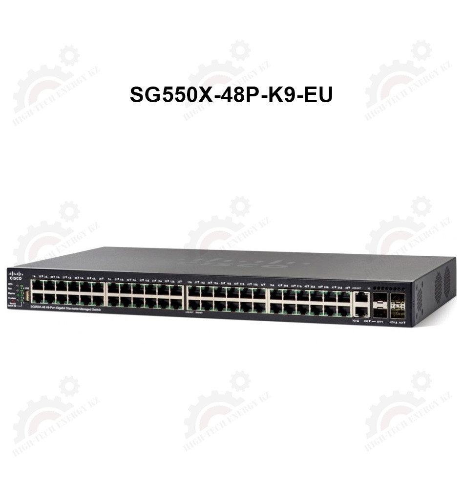 Cisco SG550X-48P 48-port Gigabit PoE Stackable Switch