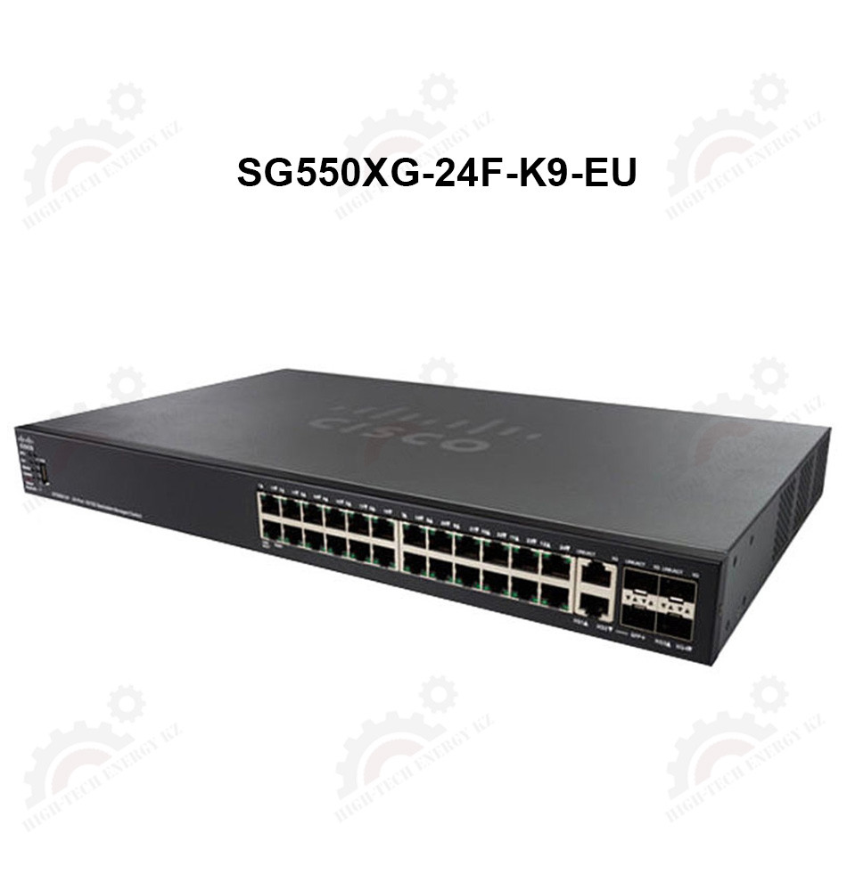 Cisco SG550XG-24F 24-Port 10G SFP+ Stackable Managed Switch - фото 1 - id-p67032710