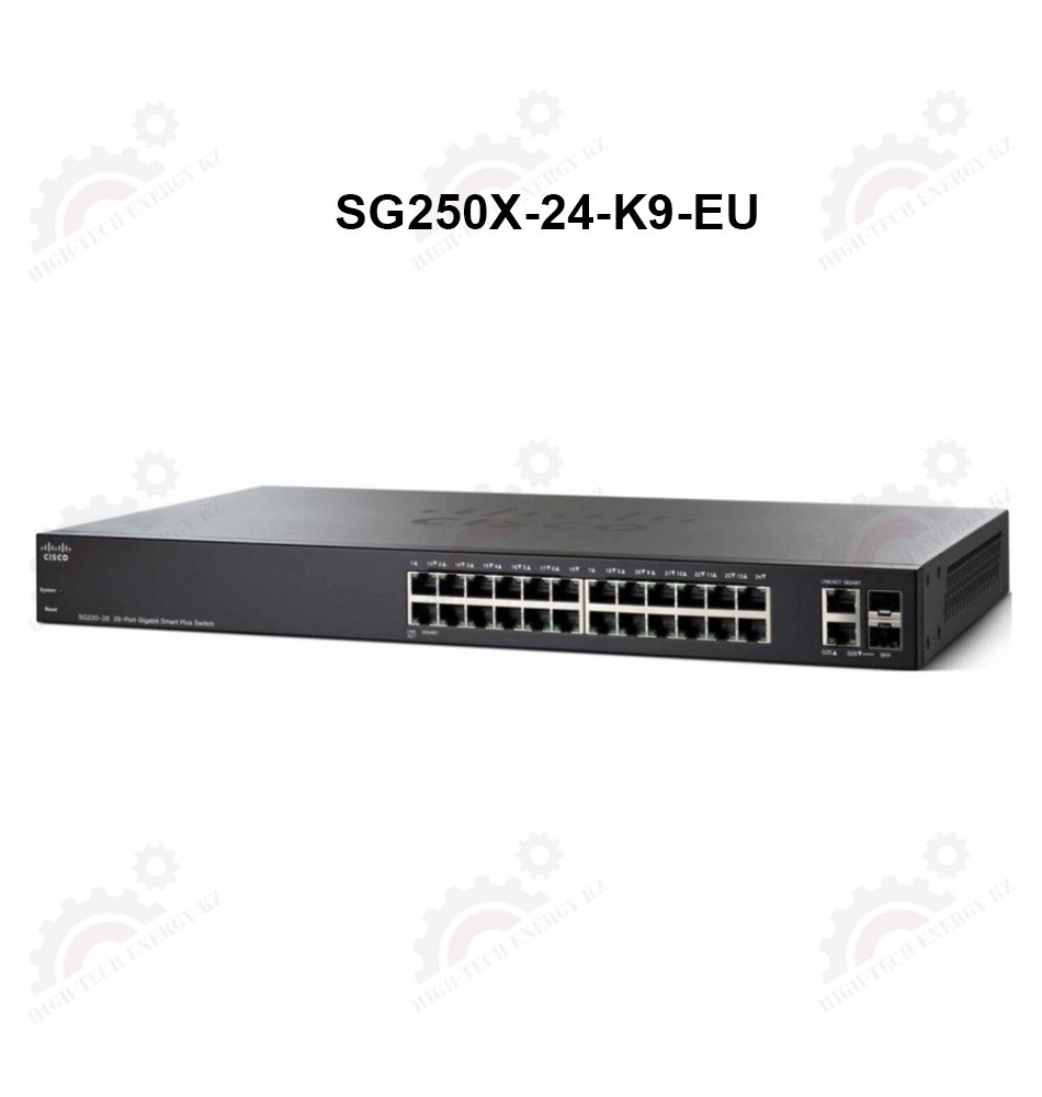 SG250X-24 24-Port Gigabit Smart Switch with 10G Uplinks - фото 1 - id-p67032723