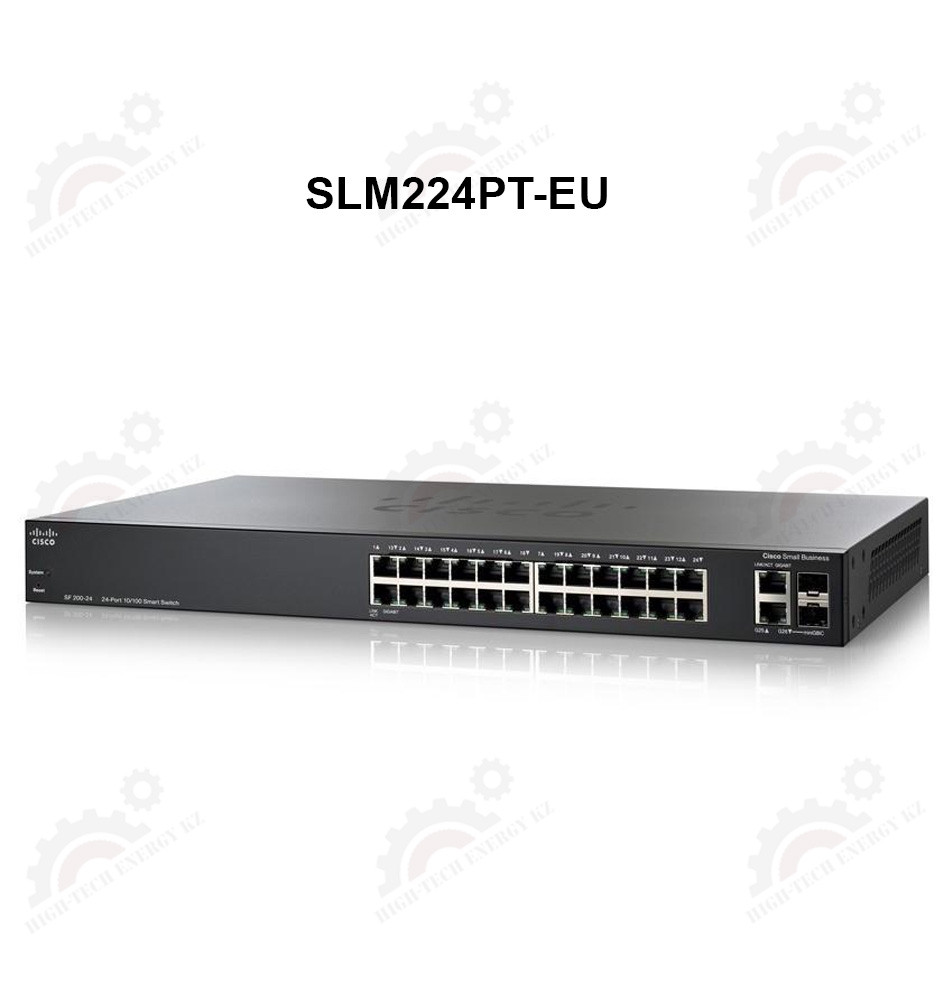 SF 200-24P 24-Port 10/100 PoE Smart Switch - фото 1 - id-p67032741