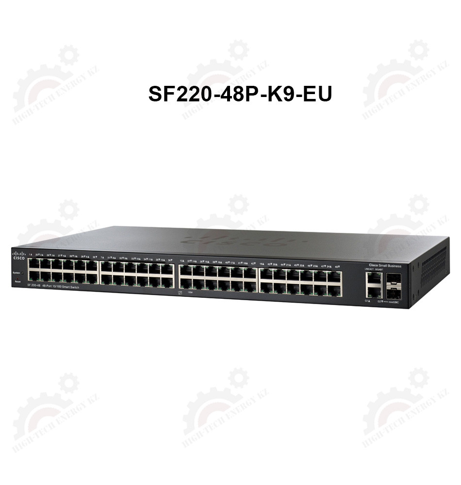 SF220-48P 48-Port 10/100 PoE Smart Plus Switch - фото 1 - id-p67032747