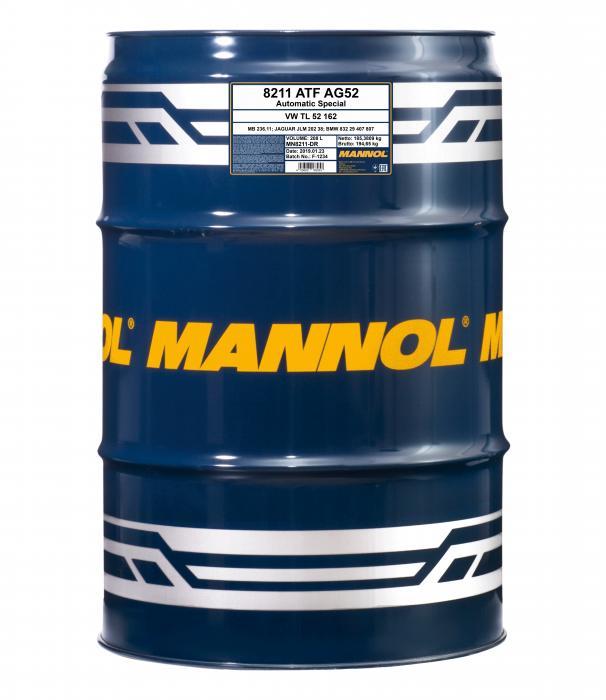 Масло трансмиссионное маннол для АКПП MANNOL ATF AG52 Automatic Special 1л на розлив