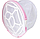 Термостойкий мешок сетка с мелкой ячейкой на молнии для стирки бюстгальтеров розовый, фото 6