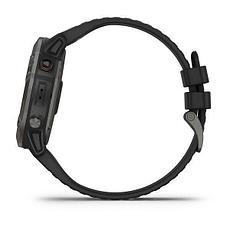 Часы с GPS навигатором Garmin fenix 6X Pro Solar Ti Carbon Gray DLC w/Black Band (010-02157-21), фото 2