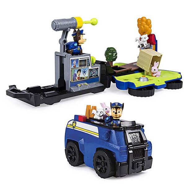 Paw Patrol  Щенячий патруль машинка Спасательная станция - трансформер Чейз