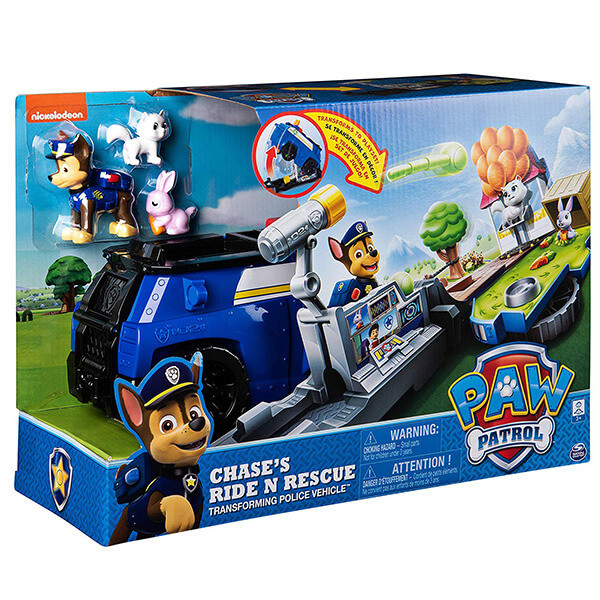 Paw Patrol  Щенячий патруль машинка Спасательная станция - трансформер Чейз