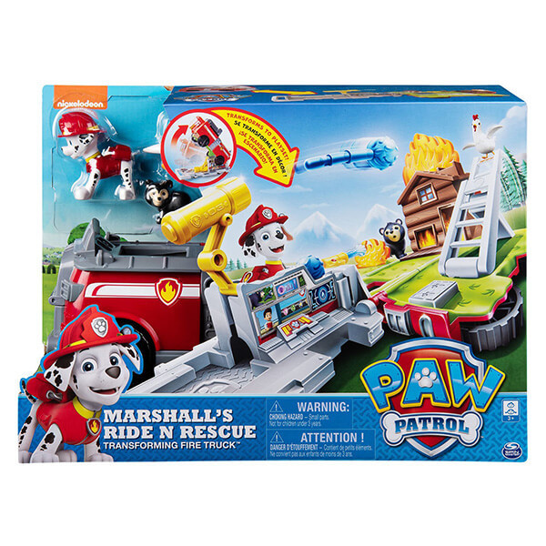Paw Patrol Щенячий патруль машинка Спасательная станция - трансформер Маршел