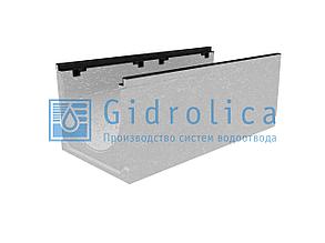 Лоток водоотводный бетонный коробчатый (СО-400мм), с чугунной насадкой КU 100.49,9 (40).39,5(32,5) - BGZ-S, №