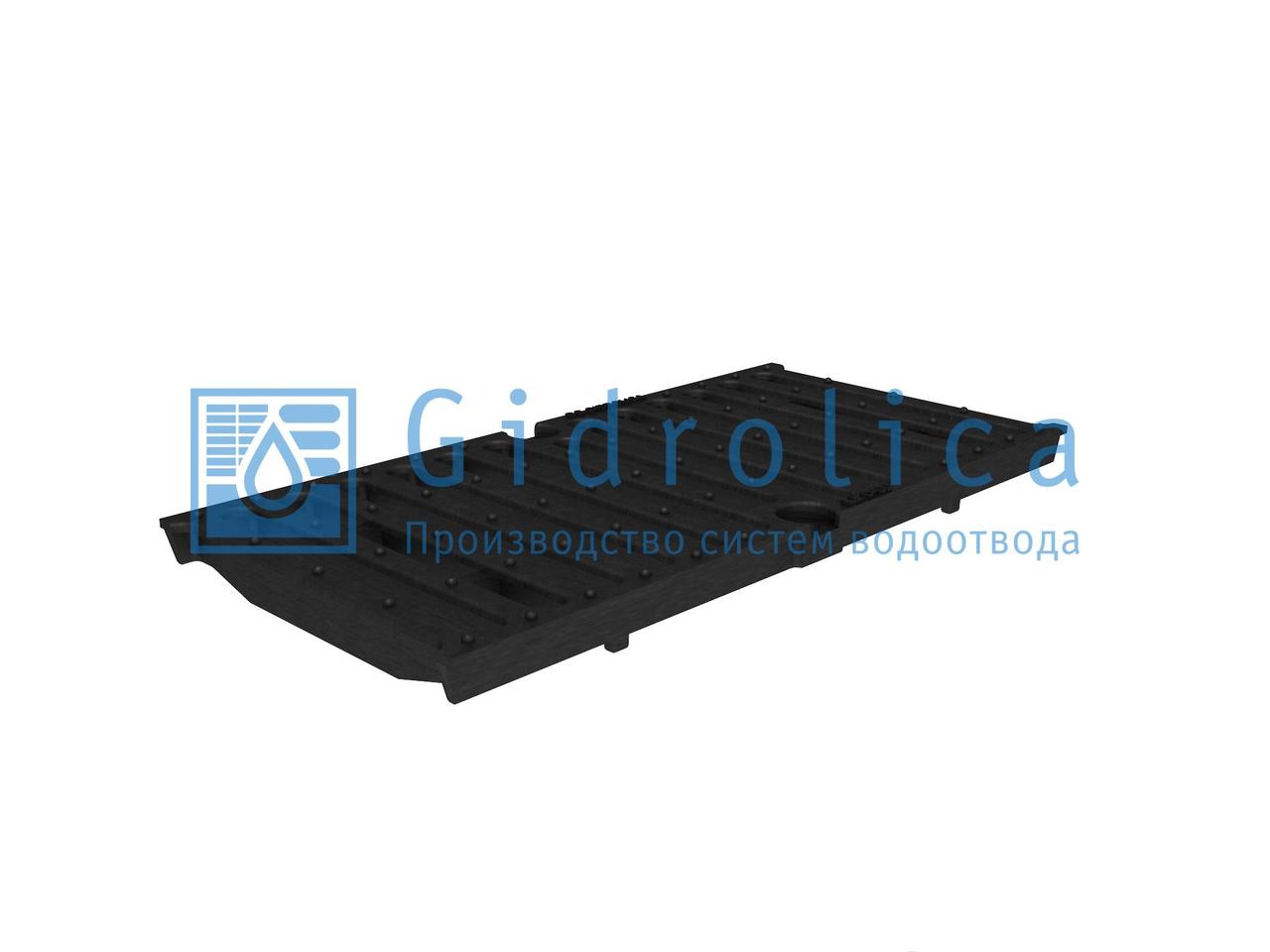 Решётка водоприёмная чугунная щелевая РВЧЩ - RU 22039 - 20 (D400) - 50x24,7x2,5 - 1,8/22, фото 1