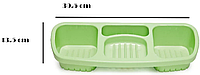 Полка для ванны 19800 (002) зеленая, фото 1