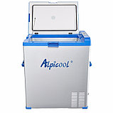 Компрессорный автохолодильник ALPICOOL A75 (75 Л.) 12-24-220В, фото 5