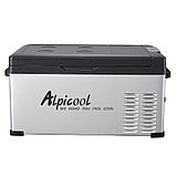 Компрессорный автохолодильник ALPICOOL C25 (25 Л.) 12-24-220В, фото 3