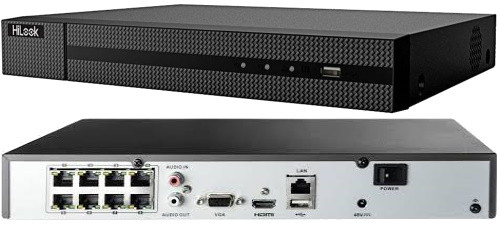NVR-108MH-C/8P - 8-ми канальный сетевой видеорегистратор с разрешением записи до 4К на канал, с 8-ю PoE-портами.