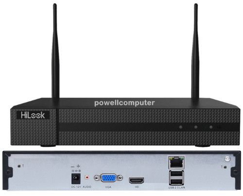 NVR-104MH-D/W - 4-х канальный сетевой видеорегистратор с внешними Wi-Fi-антеннами и с разрешением записи до 4MP на канал, без PoE.