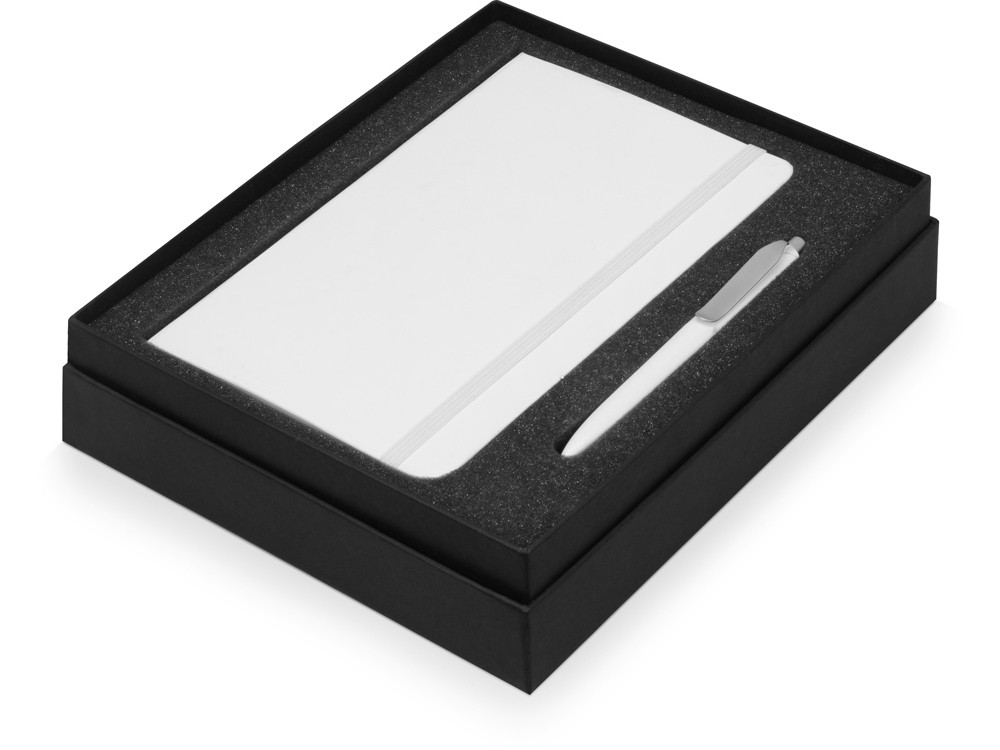 Подарочный набор Moleskine Picasso с блокнотом А5 и ручкой, белый - фото 2 - id-p67400897