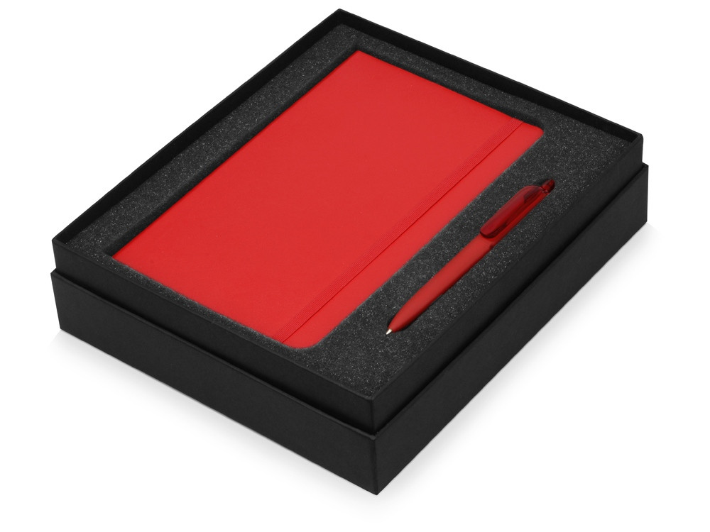 Подарочный набор Moleskine Indiana с блокнотом А5 Soft и ручкой, красный - фото 2 - id-p67400903