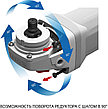 Углошлифовальная машина (болгарка), ЗУБР УШМ-150-1400 М3, удлиненная рукоятка, 150 мм, 8500 об/мин, 1400 Вт, фото 2