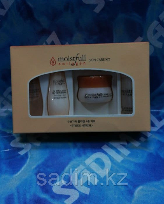 Etude House Moistfull Collagen Skin Care Kit - Мини-набор увлажняющих мини-версий