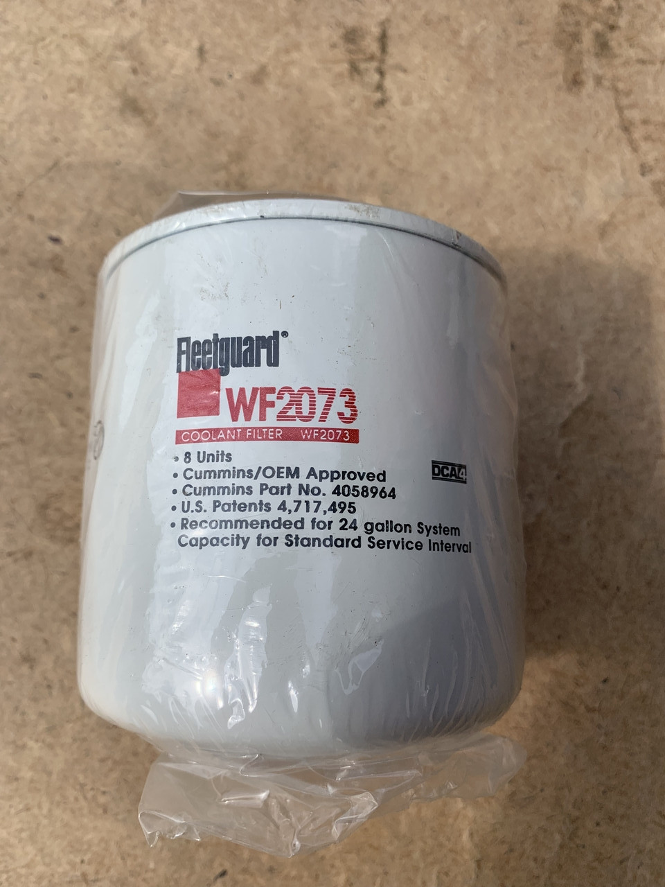 Фильтр для охлаждающей жидкости FLEETGUARD WF2073 - фото 1 - id-p67409928