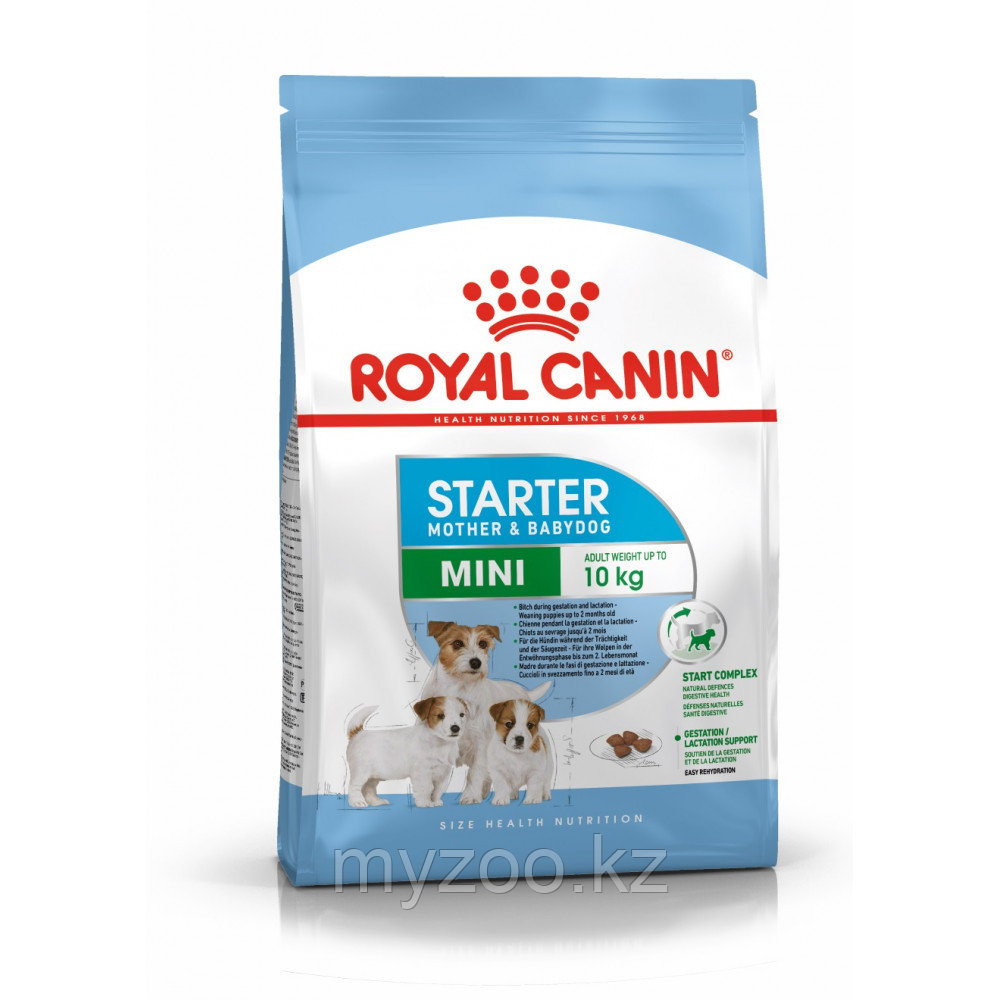 Royal Canin MINI STARTER M&B для щенков до 2 мес. и беременных,кормящих сук мелких пород до 10 кг, 8кг