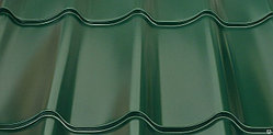 Металлочерепица МП Супермонтерей ПЭ 6005 зеленый