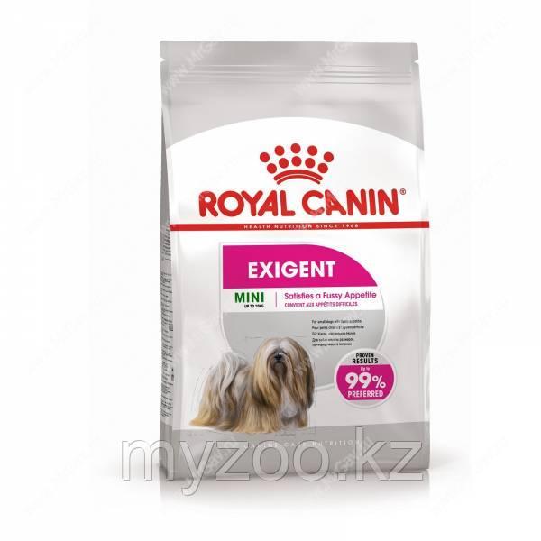 Royal Canin MINI EXIGENT, 3 kg Корм для привередливых собак мелких пород до 10 кг.