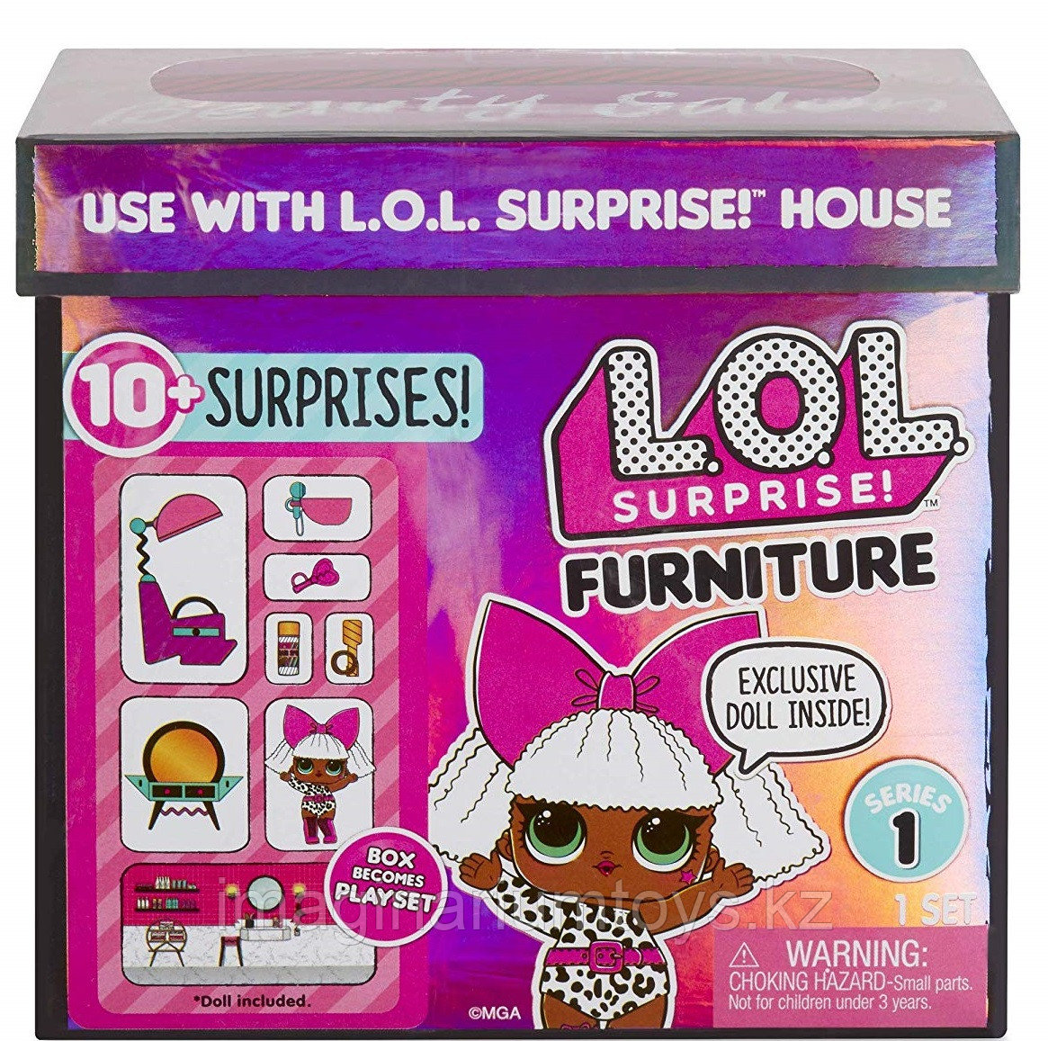 Новинка LOL Furniture игровой набор с мебелью и куклой ЛОЛ Дива